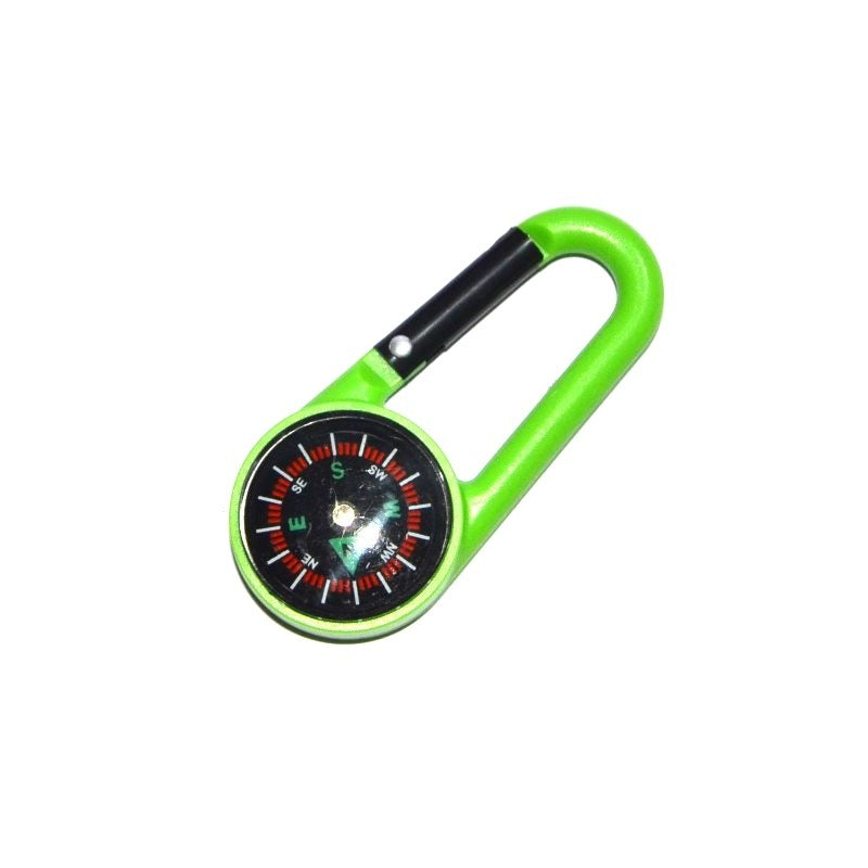 Outdoor Plastic Climbing Button Carabiner Compass El Pazar