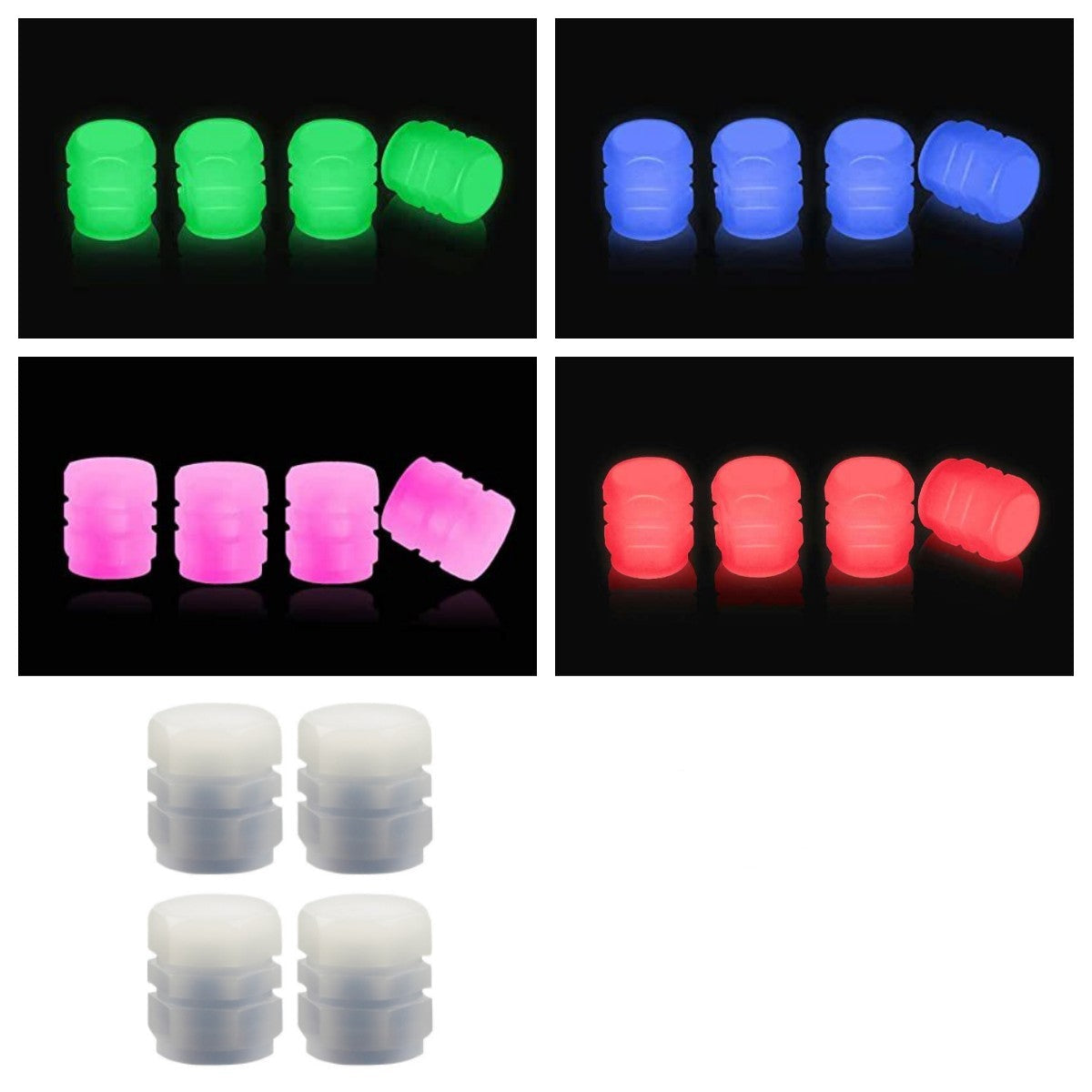 Electric Vehicle Vacuum Tire Valve Luminous Core Cover El Pazar