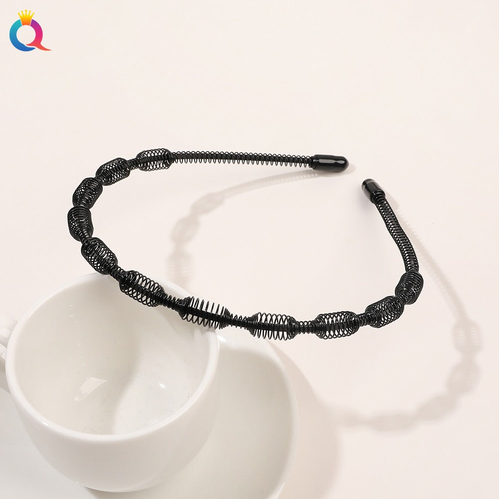 Minimal metal base facial wash hair band, no marks on the back of the head, pressed hair clip, high-end feel headband hair accessories eprolo