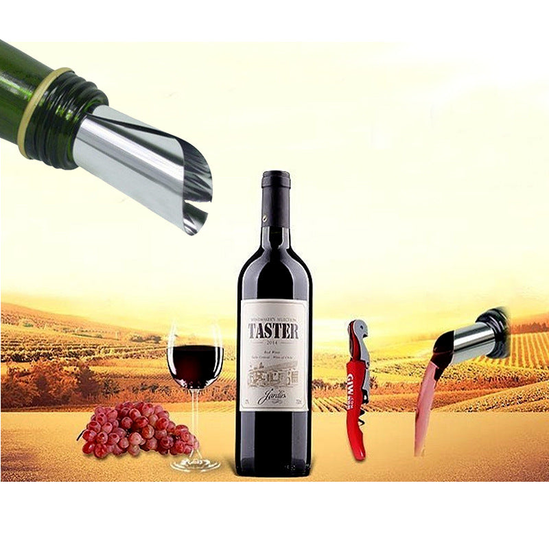 Aluminum Foil Wine Pouring Piece Round Wine Drainage Piece PET Environmental Protection Material Wine Pourer eprolo