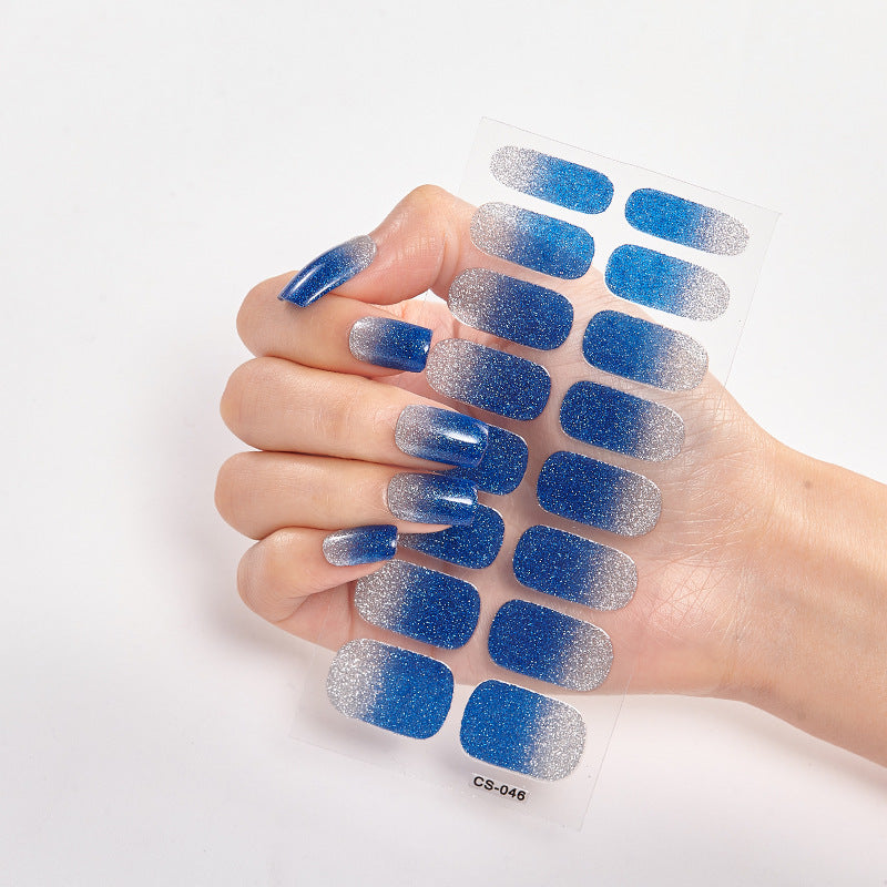 Amazon Sources 16 Small Stickers Gradient Onion Powder Nail Stickers El Pazar