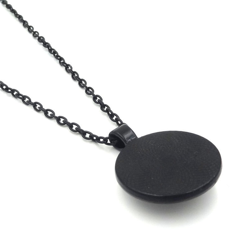 Sacred Sri Lankan Yantra Necklace for Women Versatile Time Gemstone Pendant Retro Sweater Chain eprolo