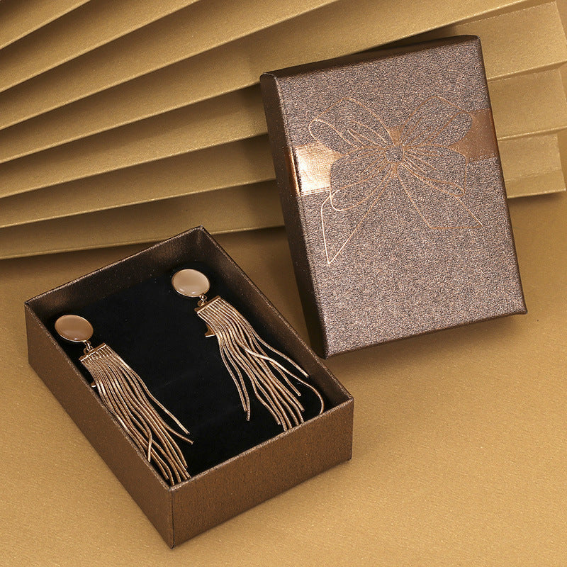 Bow Necklace Earrings Packaging Gift Box El Pazar
