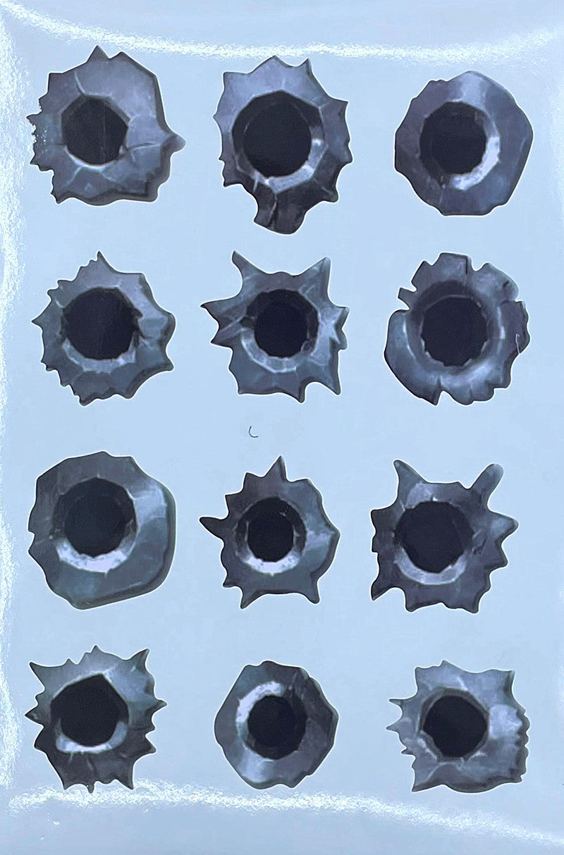 Simulation Bullet Hole Car Sticker, Car Bullet Hole Crack Car Sticker El Pazar