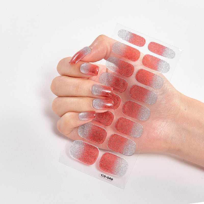 Amazon Sources 16 Small Stickers Gradient Onion Powder Nail Stickers El Pazar