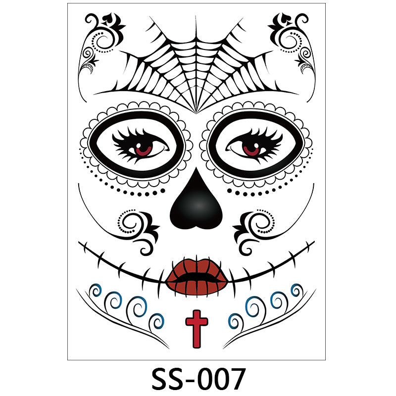 Halloween face sticker eprolo