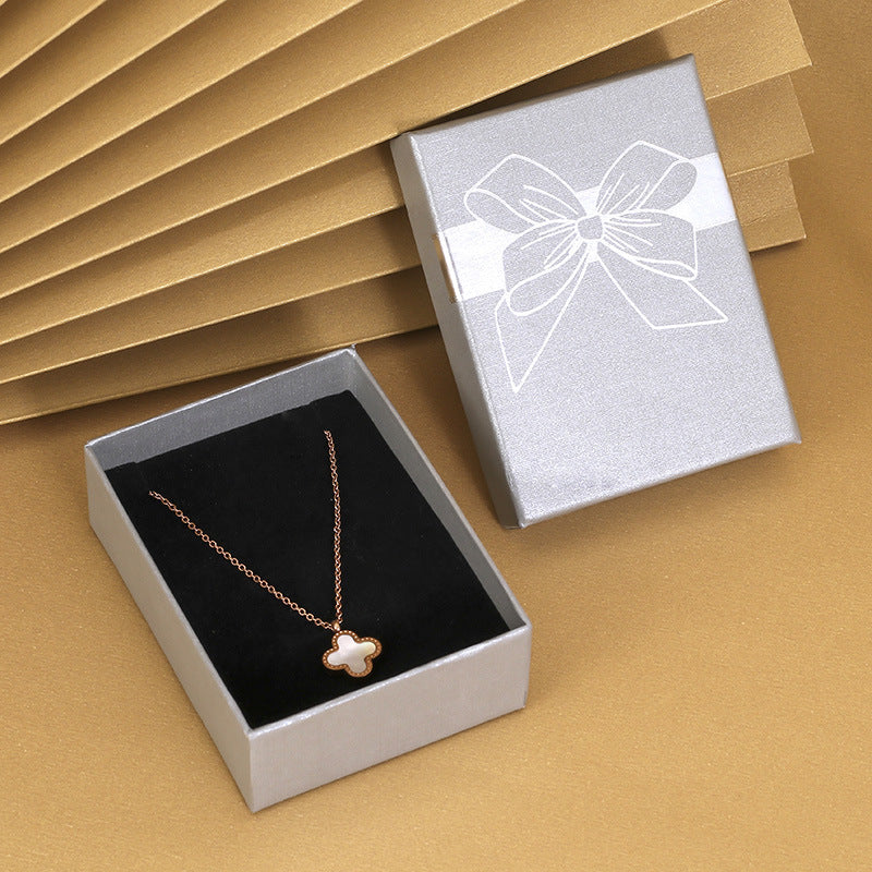 Bow Necklace Earrings Packaging Gift Box El Pazar