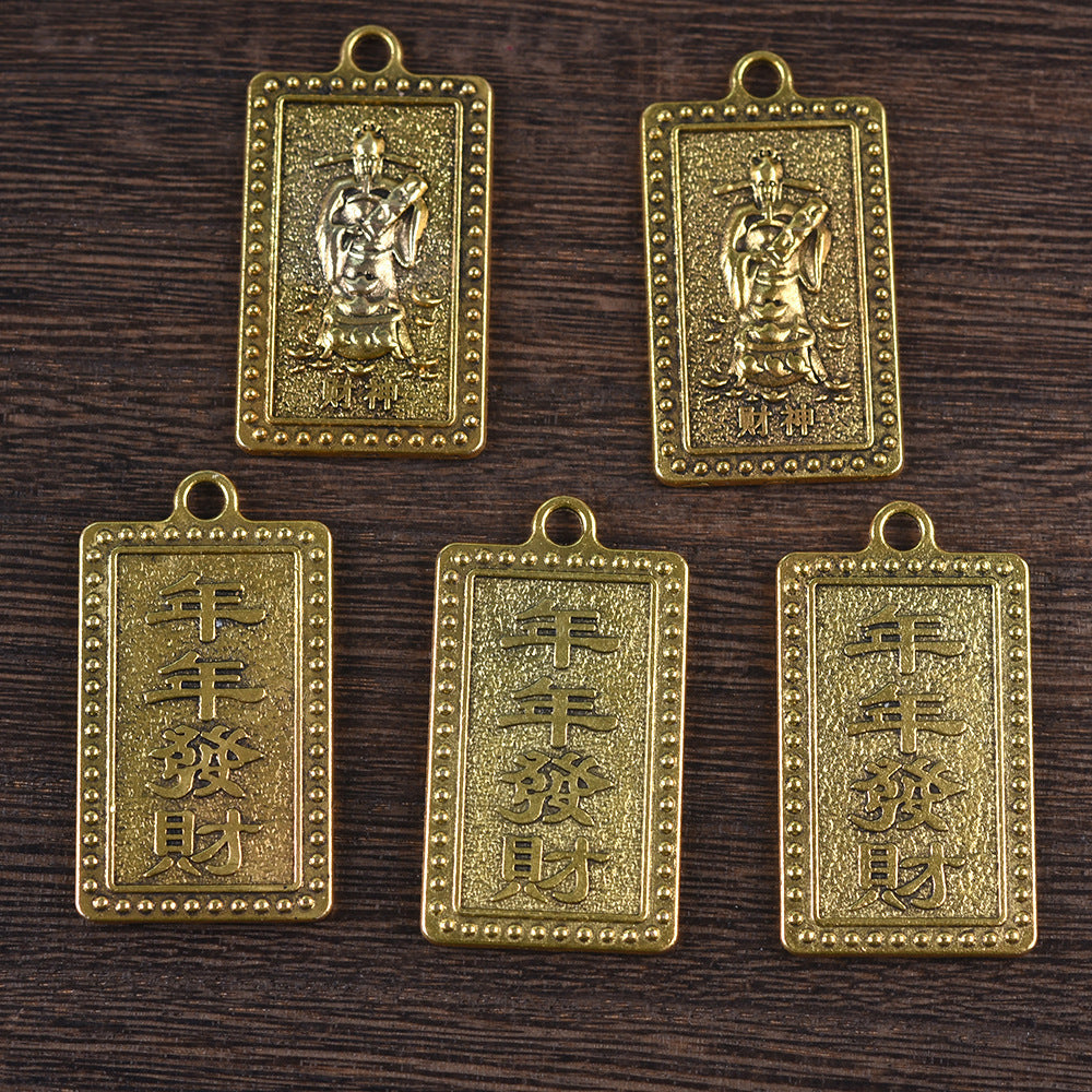 Jinbao God Of Wealth Alloy Pendant El Pazar