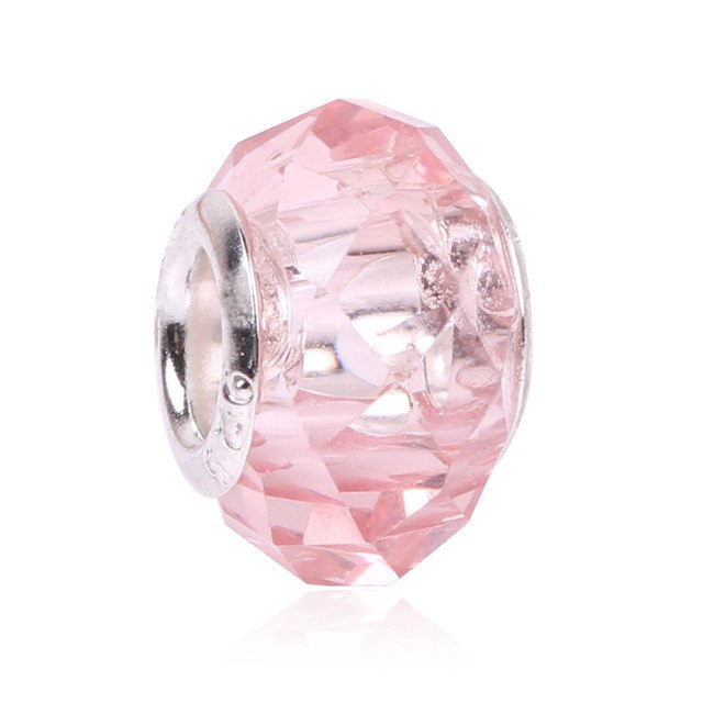 Colorful Big Crystal Facets Beads Fit Pandora Bracelet Charms European Fashion Women DIYJewelry Accessories eprolo
