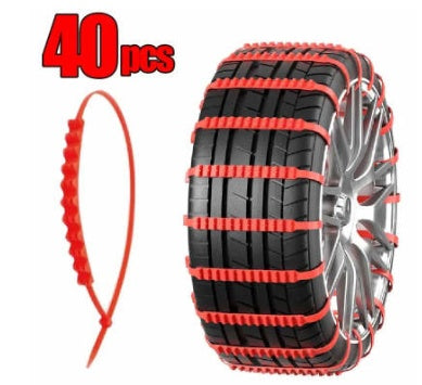Emergency Plastic Nonskid Chain Universal Car Tire Non-slip Band El Pazar