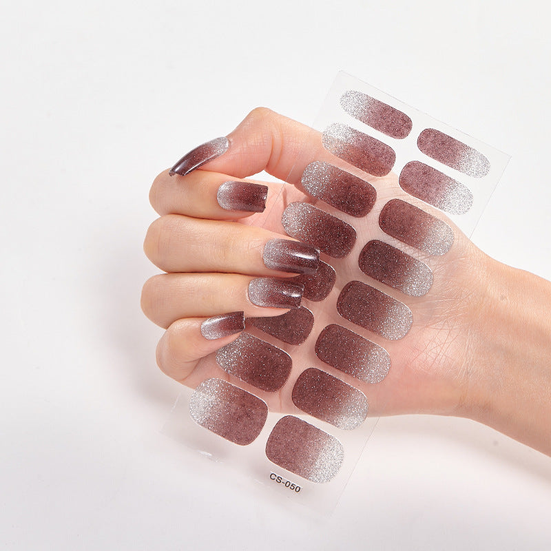Amazon Sources 16 Small Stickers Gradient Onion Powder Nail Stickers El Pazar