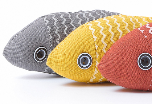 Pet cat toy teases cat, hemp cloth fish, self hi, cat mint doll, cat toy, pet cat mint toy eprolo