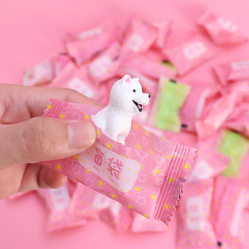 Simulation Bunny Duck Puppy Kitten Miniature Model Ornament El Pazar