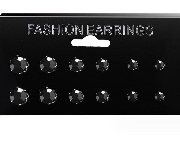 European And American Popular Crystal Zircon Earrings El Pazar