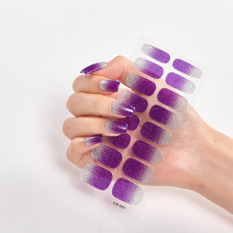 Amazon Sources 16 Small Stickers Gradient Onion Powder Nail Stickers El Pazar