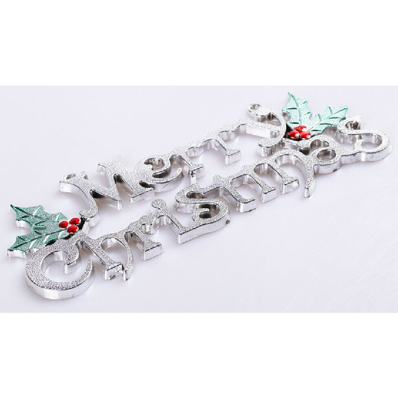 Christmas 14-60cm 3D English Decorative Plaque English Alphabet Plaque Christmas Tree Decorative Plaque Alphabet Pendant eprolo