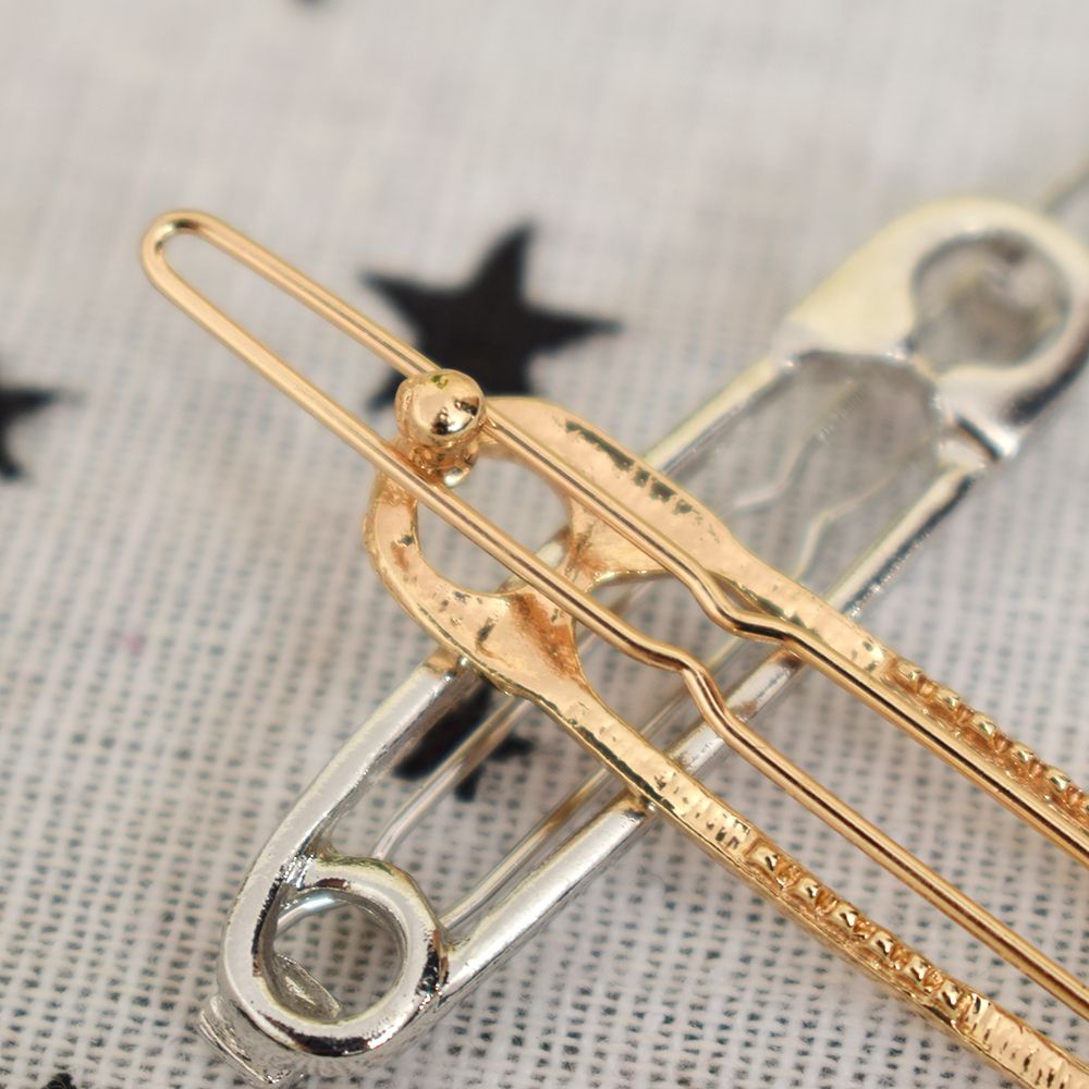 Exquisite Wedding Jewelry Hair Clip Metal Pin Shape Hair Ornaments Decorated Clip For Women Girls Hair Accessorie eprolo