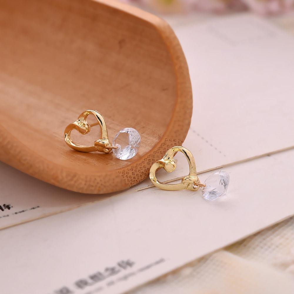 Korean Fashion Temperament Jewelry Love Earrings Earrings El Pazar