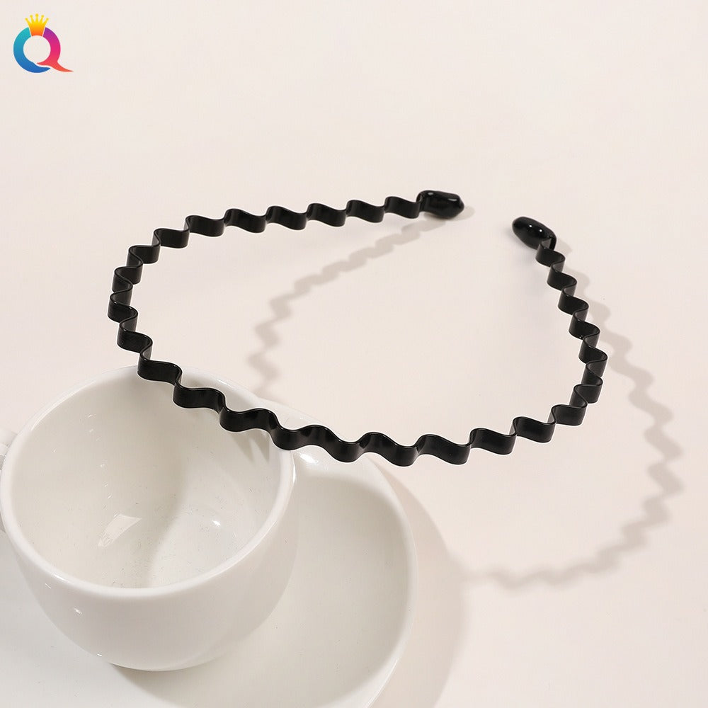 Minimal metal base facial wash hair band, no marks on the back of the head, pressed hair clip, high-end feel headband hair accessories eprolo