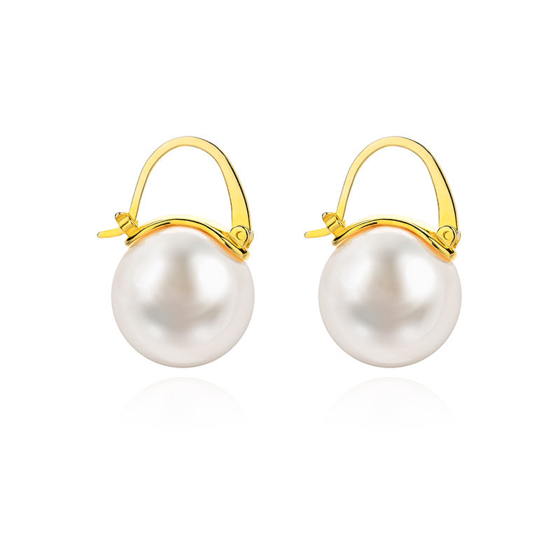 French New Classic Elegant Imitation Pearl Drop Earrings for Women Exquisite Dangle Wedding Earring Statement Fashion Jewelry eprolo