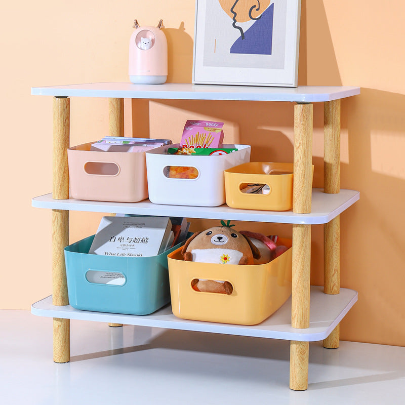 Desktop Storage Box Rectangular Office Desk Key Cosmetics Organize Storage Basket Kitchen Storage Storage Box eprolo