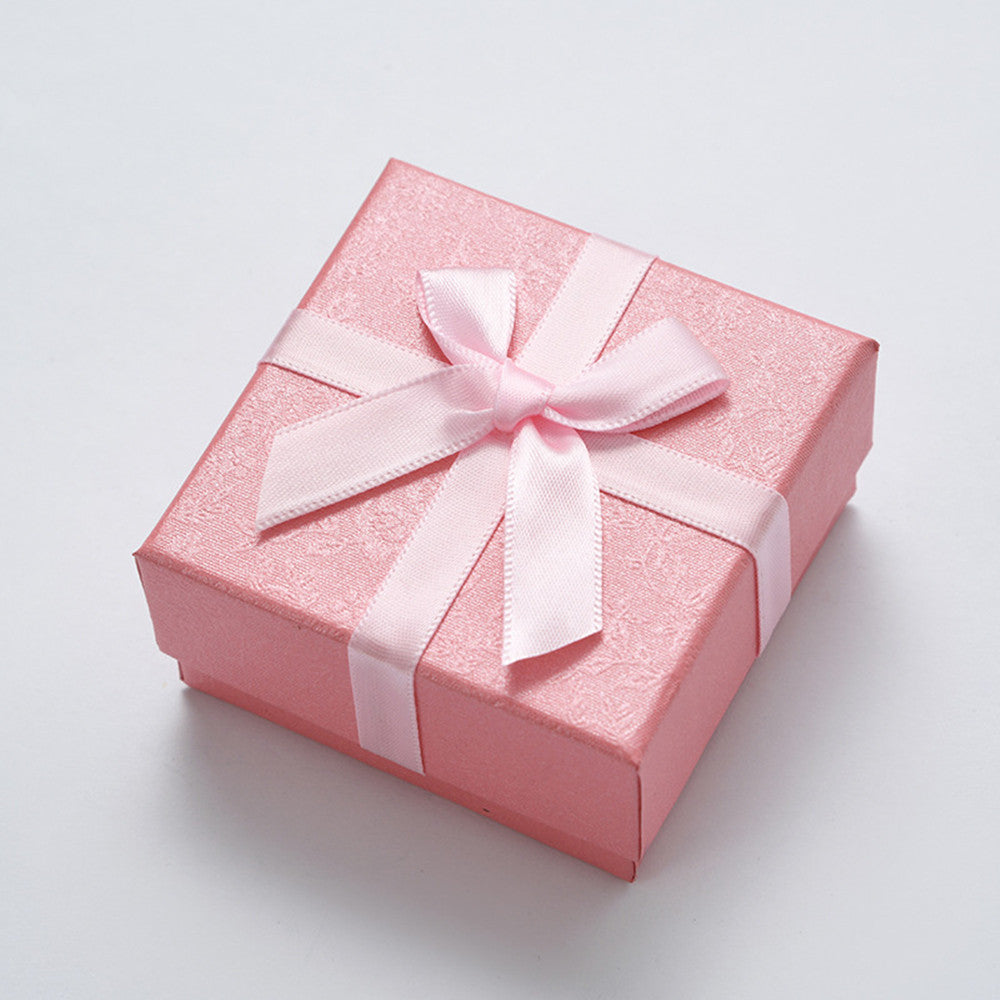 Bow Necklace Earrings Packaging Gift Box El Pazar