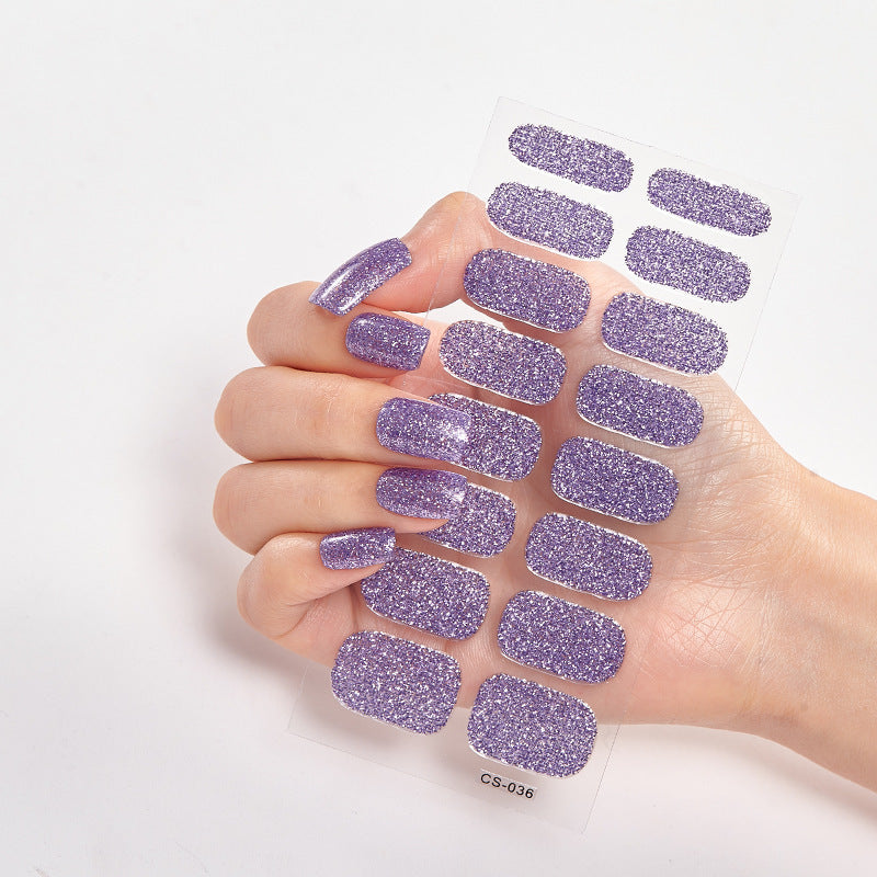 Amazon Sources 16 Small Stickers Gradient Onion Powder Nail Stickers El Pazar