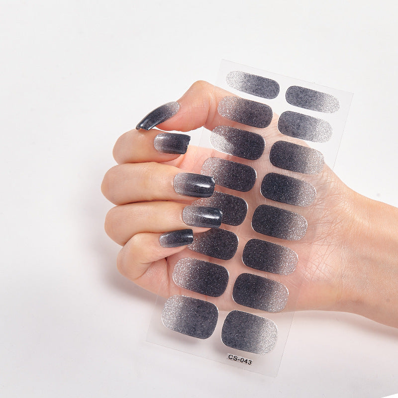 Amazon Sources 16 Small Stickers Gradient Onion Powder Nail Stickers El Pazar