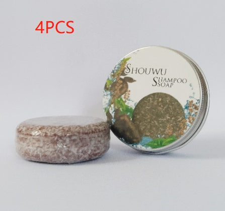 Foreign Trade Silicone Oil Free English Version Polygonum Ginseng Soap Nourishing Soap Shampoo Soap Essential Oil Soap Shampoo Soap El Pazar