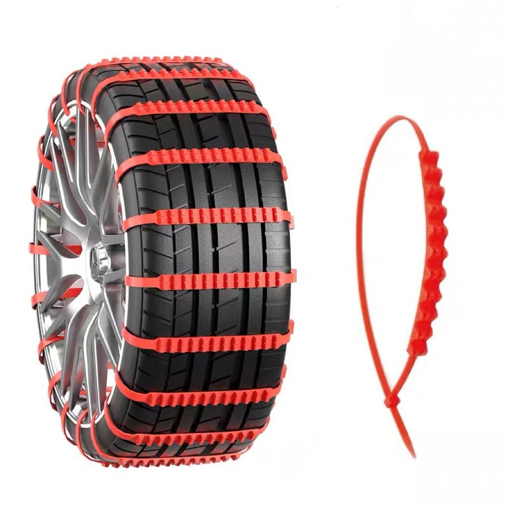 Emergency Plastic Nonskid Chain Universal Car Tire Non-slip Band El Pazar