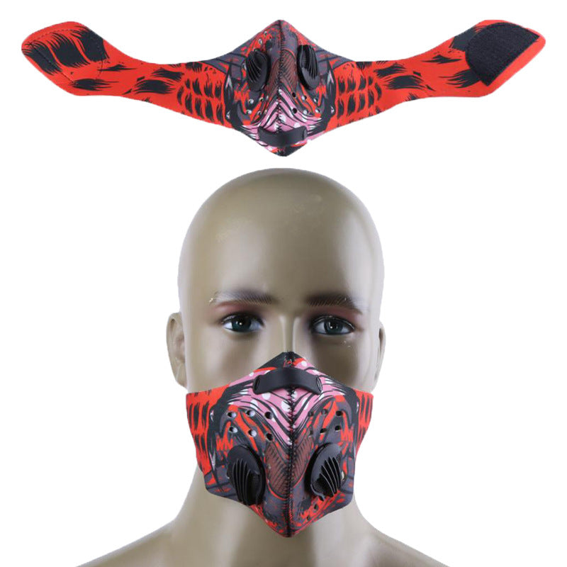 Outdoor Running Anti-Smog Breathing Valve Cycling Mask Activated Carbon Mask Bicycle Windproof Warm Mask Dustproof eprolo