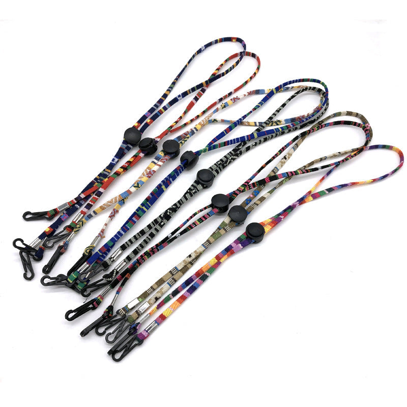 Ethnic Style Lanyard Lanyard Mask Lanyard Adjustable Mask Lanyard Anti-Lost Rope eprolo