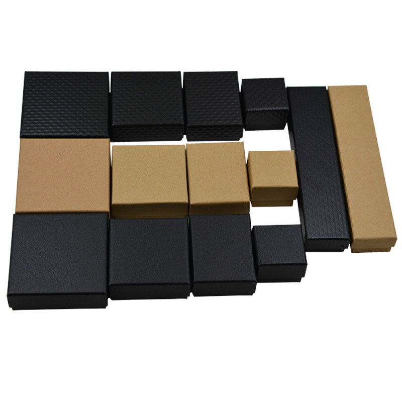 Jewelry Box Earring Packaging Box Kraft Paper El Pazar