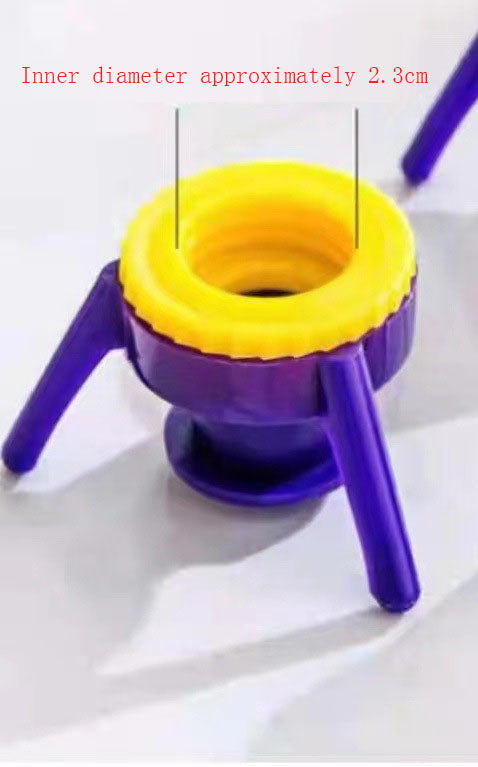 Inverted bottle cap, large, medium, small, and sub size, multifunctional three legged stand, shower gel, shampoo, leak proof bot eprolo