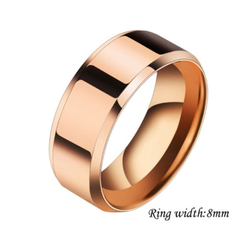 Niche Rings For Men And Women Stainless Steel Couple Rings El Pazar