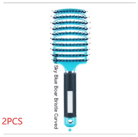Big Curved Comb Bristle Massage Comb Eight Claws El Pazar