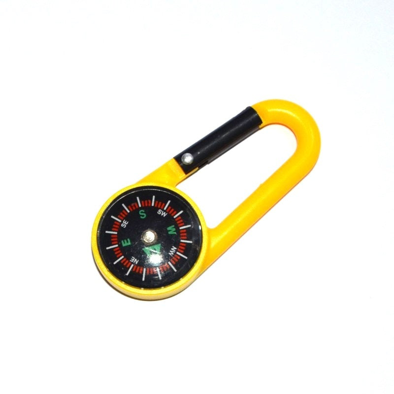 Outdoor Plastic Climbing Button Carabiner Compass El Pazar