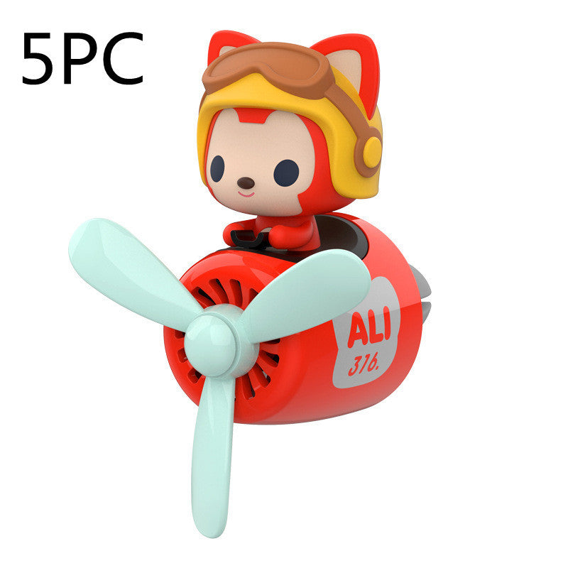 Cartoon Cute Creative Little Black Bear Car Air Outlet Aromatherapy El Pazar