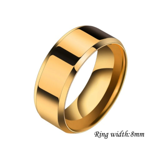 Niche Rings For Men And Women Stainless Steel Couple Rings El Pazar