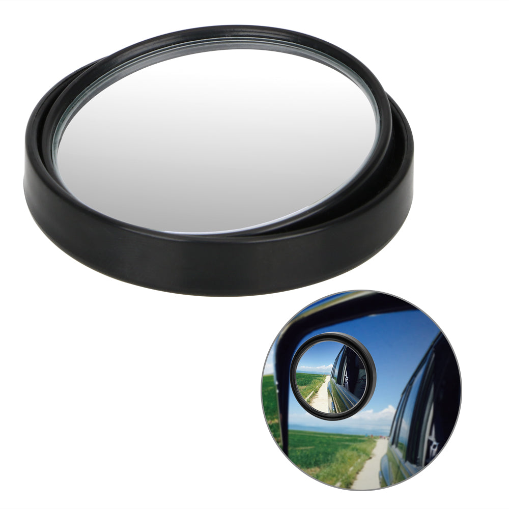 1PCS Car Vehicle Side Blindspot Blind Spot Mirror Wide RearView Mirror 360 Wide Angle Round Convex Mirror Exterior Part eprolo
