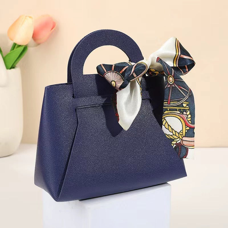 Light Luxury Style PU Leather Handheld Candy Gift Box Wedding Gift with Handheld Gift Wedding Candy Bag eprolo