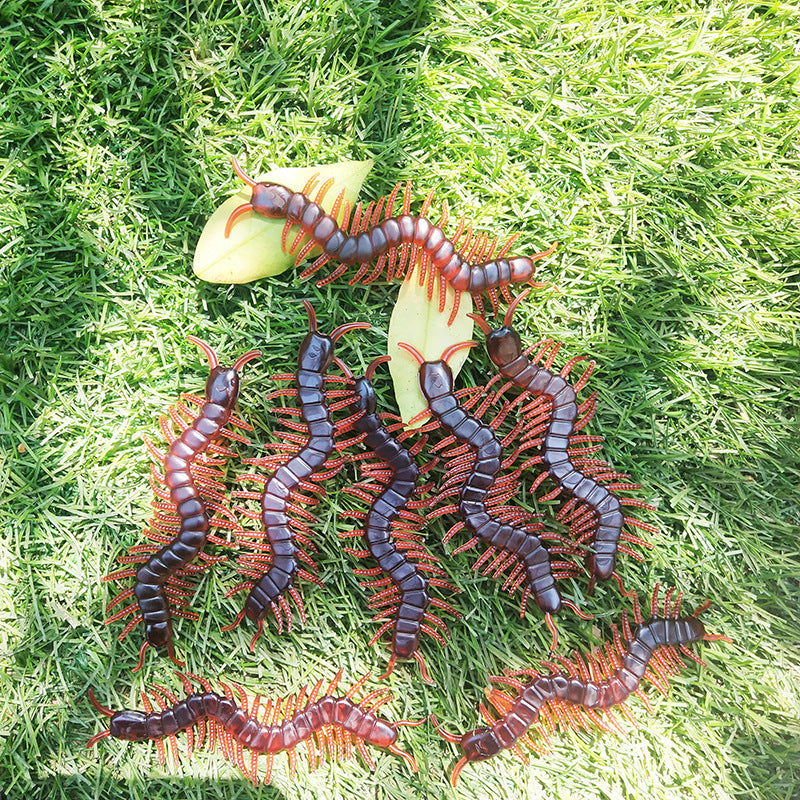 New Exotic Toys Simulation Animal Centipede Tricky Spoof Centipede April Fool's Props Halloween Props eprolo