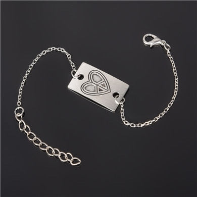 Simple Style Silver Plated Charm Bracelet Jewelry Gift Wedding Banquet eprolo