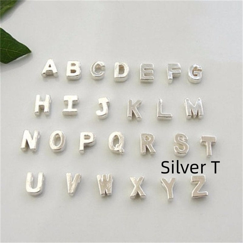 Peach Heart Shaped Letter Necklace Clavicle Chain Necklace El Pazar