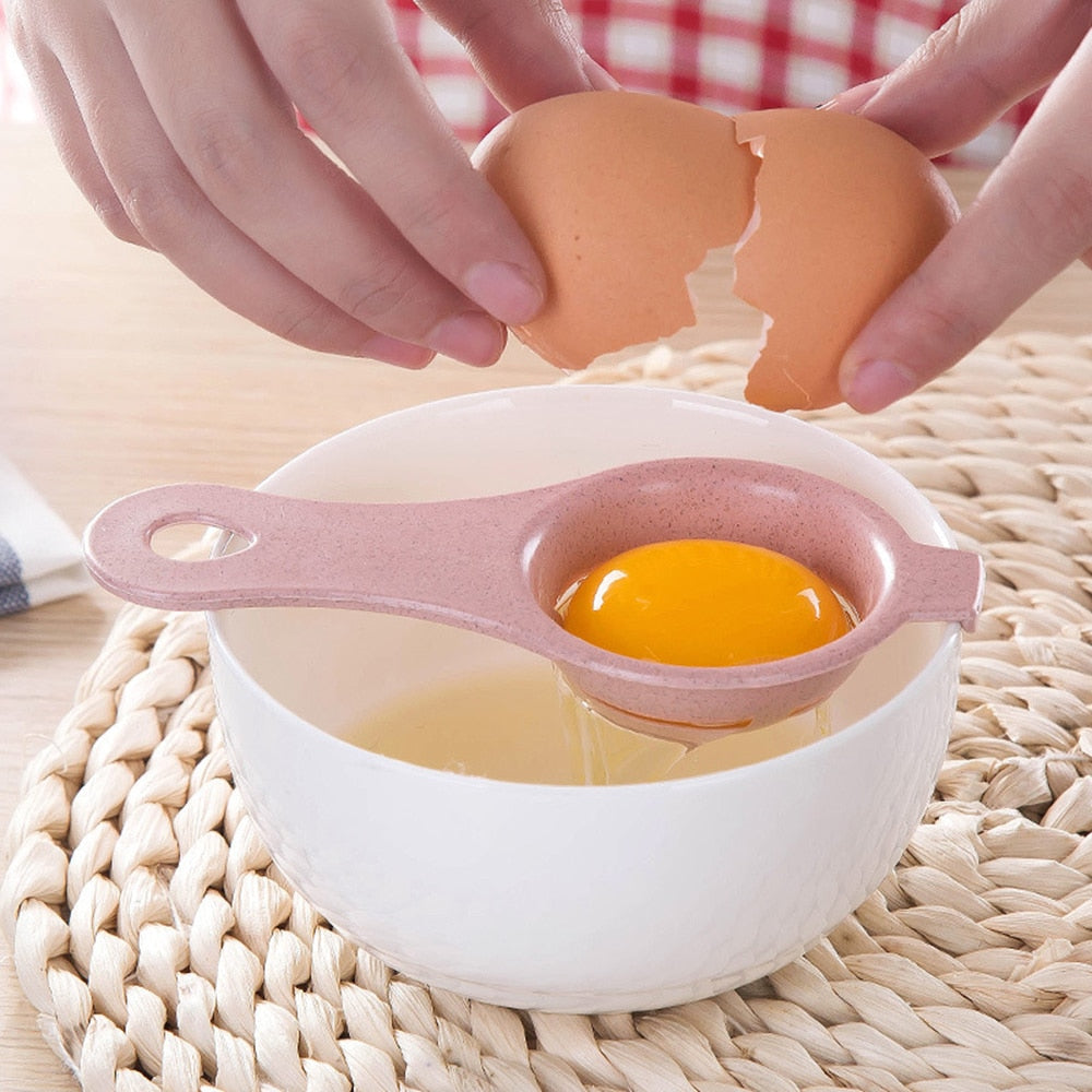Dropship Kitchen Eggs Tool Egg Yolk Separator Food-grade Egg Divider Protein Separation Hand Eggs Gadgets Kitchen Accessories eprolo
