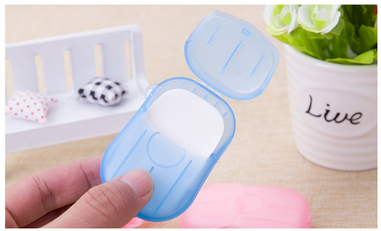 New Convenient Boxed Disposable Mini Soap Tablets For Travel Use El Pazar