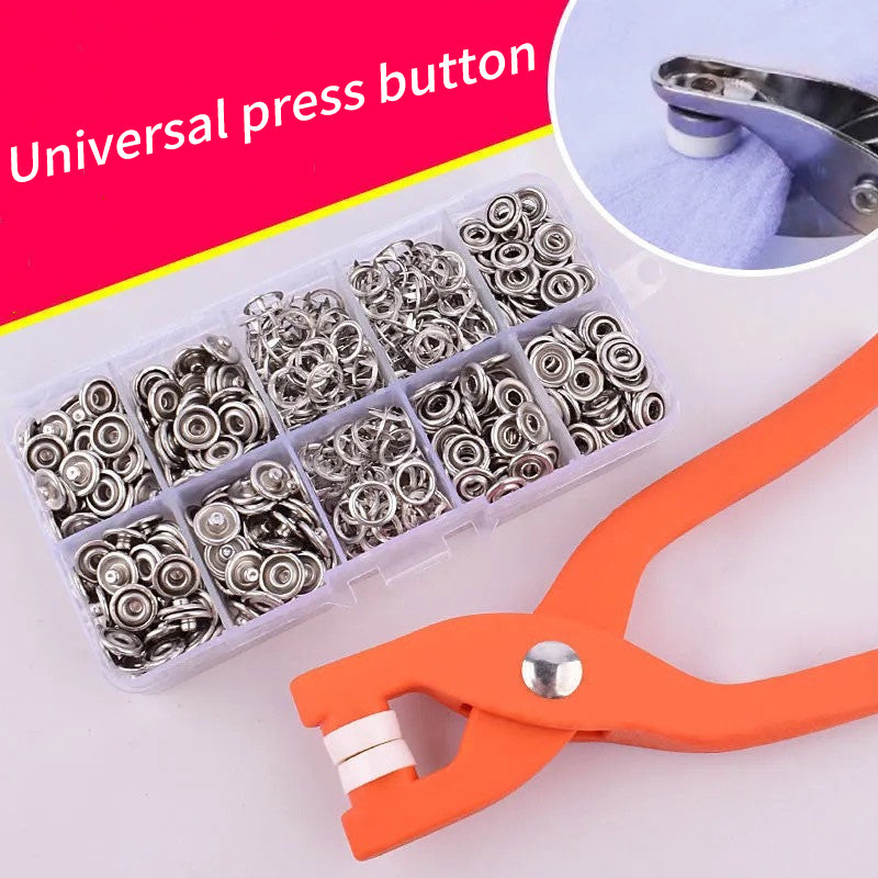 Five Claw Button Installation Tool Set Nail-Free Sewing Universal Mother Of Pearl Button Installation Pliers Button Pliers eprolo