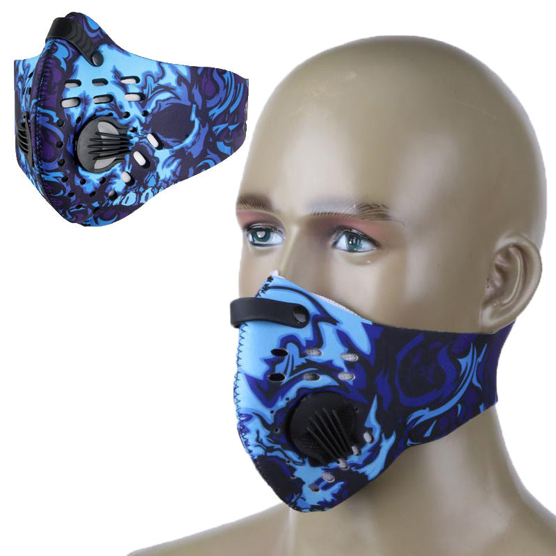 Outdoor Running Anti-Smog Breathing Valve Cycling Mask Activated Carbon Mask Bicycle Windproof Warm Mask Dustproof eprolo
