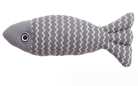 Pet cat toy teases cat, hemp cloth fish, self hi, cat mint doll, cat toy, pet cat mint toy eprolo