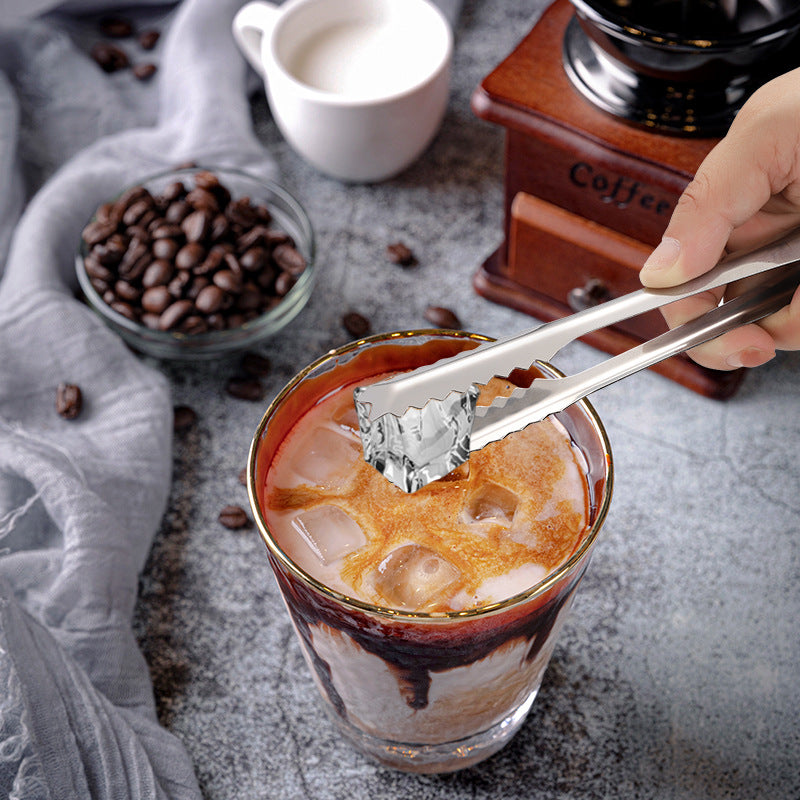 Non-Magnetic Thickened Whiskey Bartender Ice Cube Clip Spot Stainless Steel Ice Cube Sugar Towel Clip eprolo